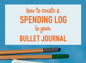 Learn how to create a spending log in your bullet journal and get some inspiration from my bujo spread!
